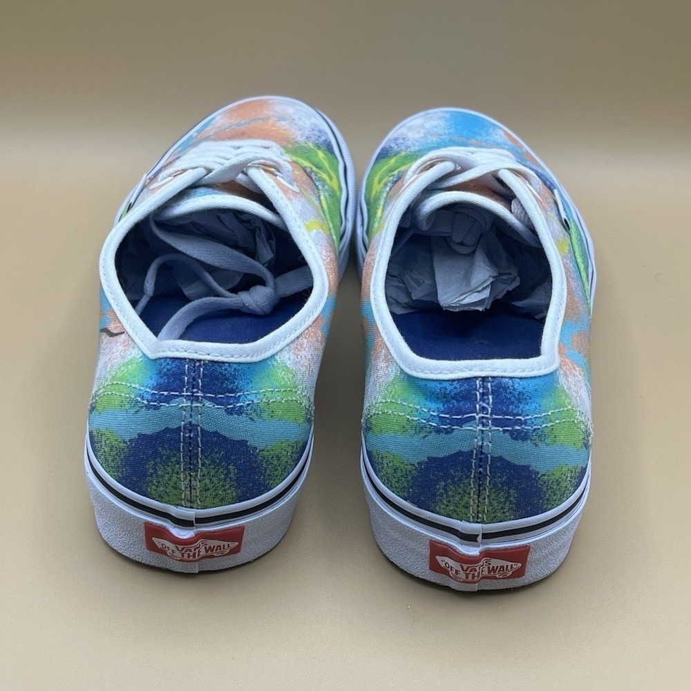 Vans Doheny Pastel Tie Dye Paint Splatter Skate Shoes -‎ Women's Size 9 USED - Picture 4 of 8